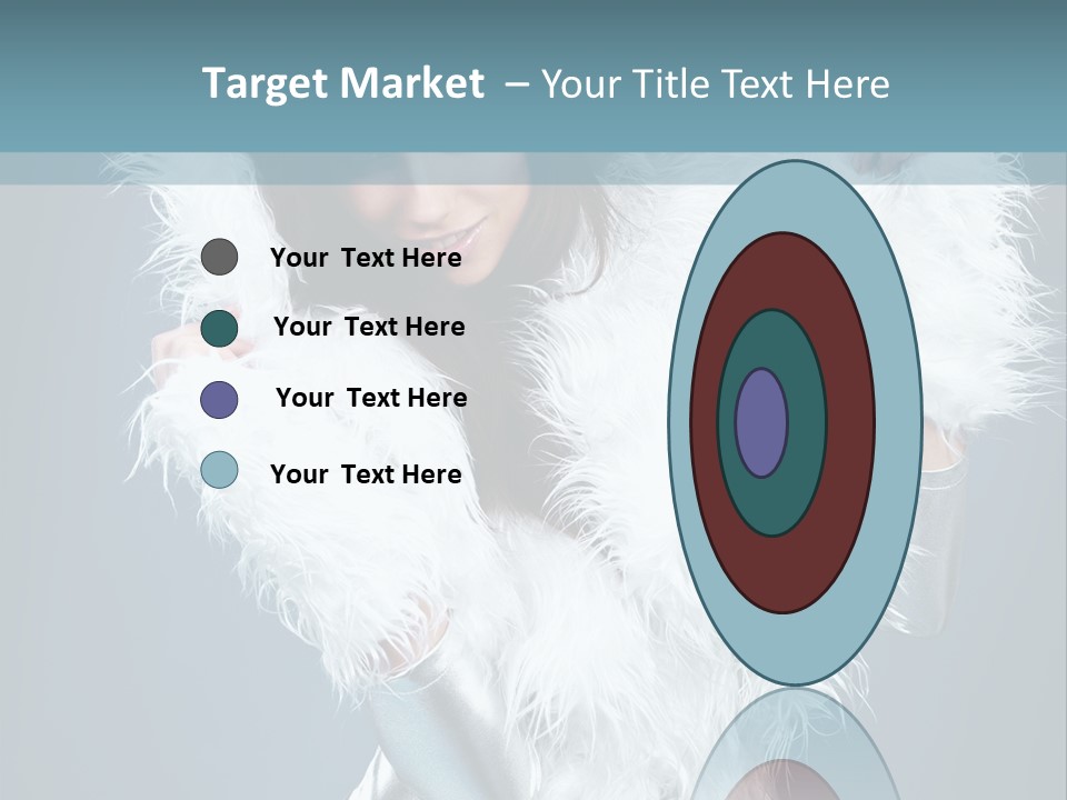 Girl Wallpaper Christmas PowerPoint Template