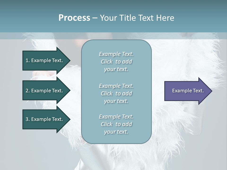 Girl Wallpaper Christmas PowerPoint Template