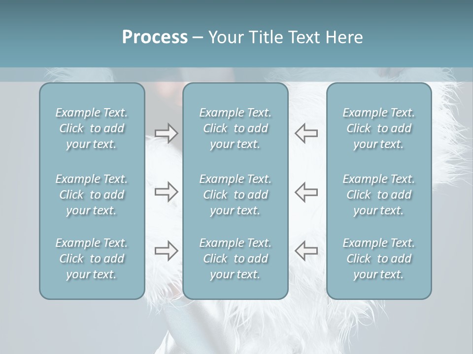 Girl Wallpaper Christmas PowerPoint Template