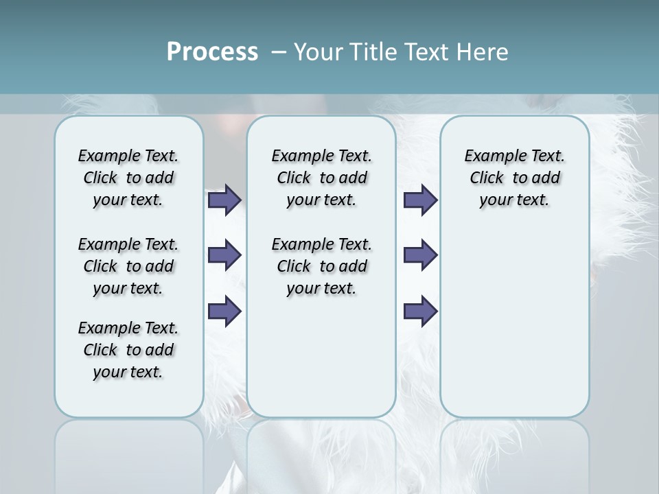 Girl Wallpaper Christmas PowerPoint Template