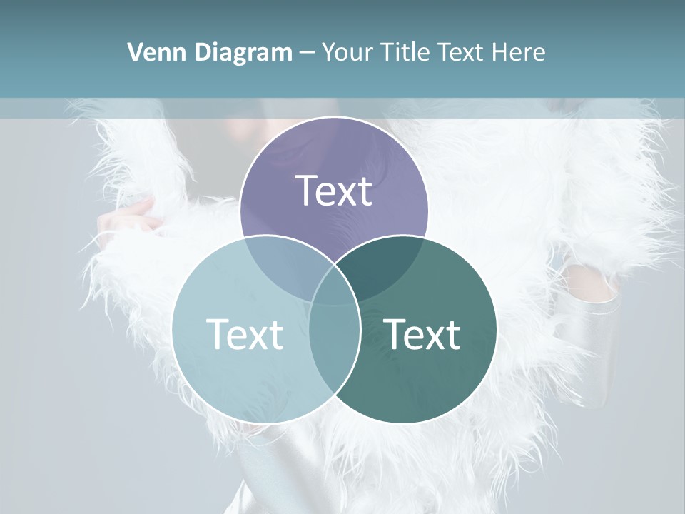 Girl Wallpaper Christmas PowerPoint Template