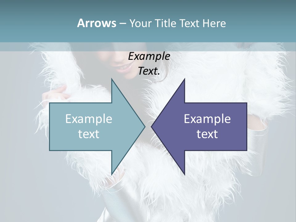 Girl Wallpaper Christmas PowerPoint Template