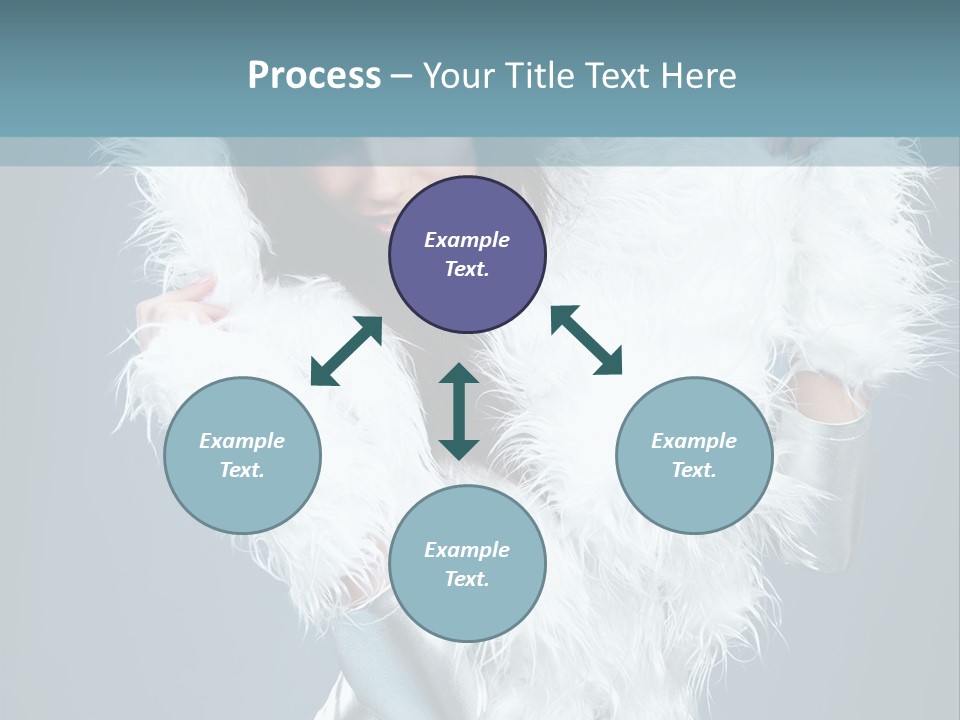 Girl Wallpaper Christmas PowerPoint Template