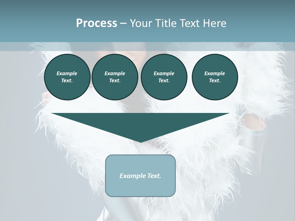 Girl Wallpaper Christmas PowerPoint Template