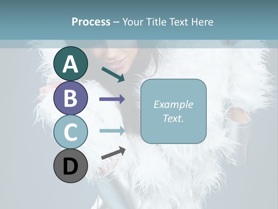 Girl Wallpaper Christmas PowerPoint Template