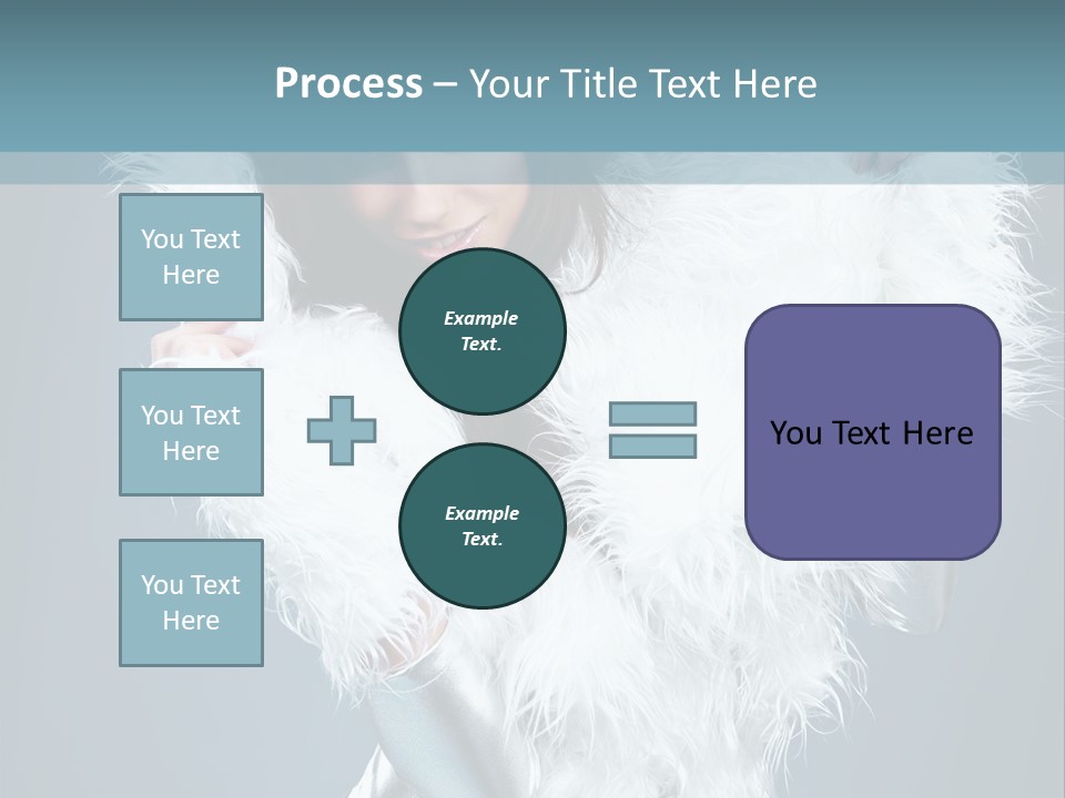 Girl Wallpaper Christmas PowerPoint Template