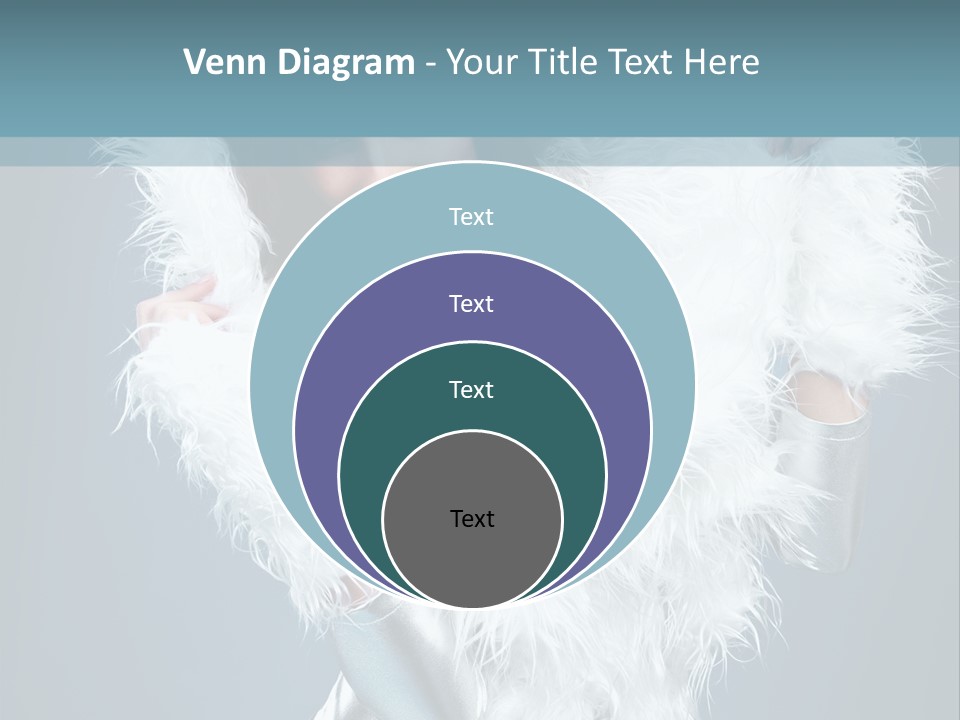 Girl Wallpaper Christmas PowerPoint Template