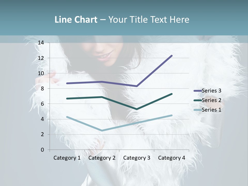Girl Wallpaper Christmas PowerPoint Template