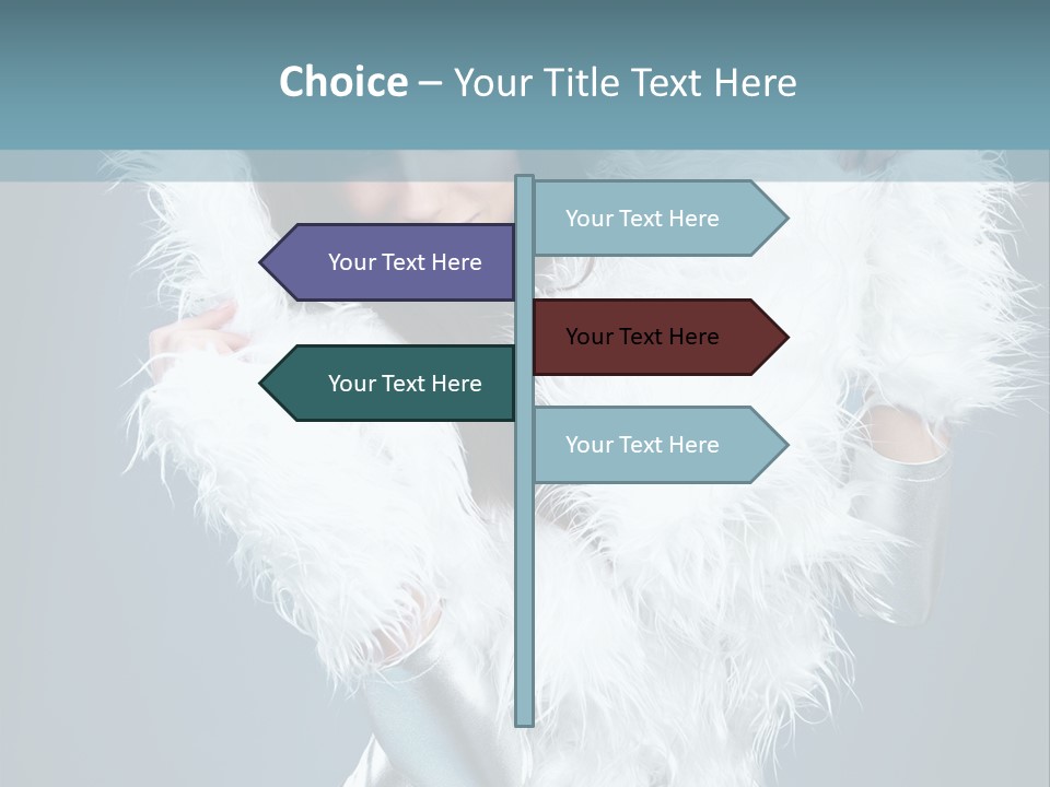 Girl Wallpaper Christmas PowerPoint Template