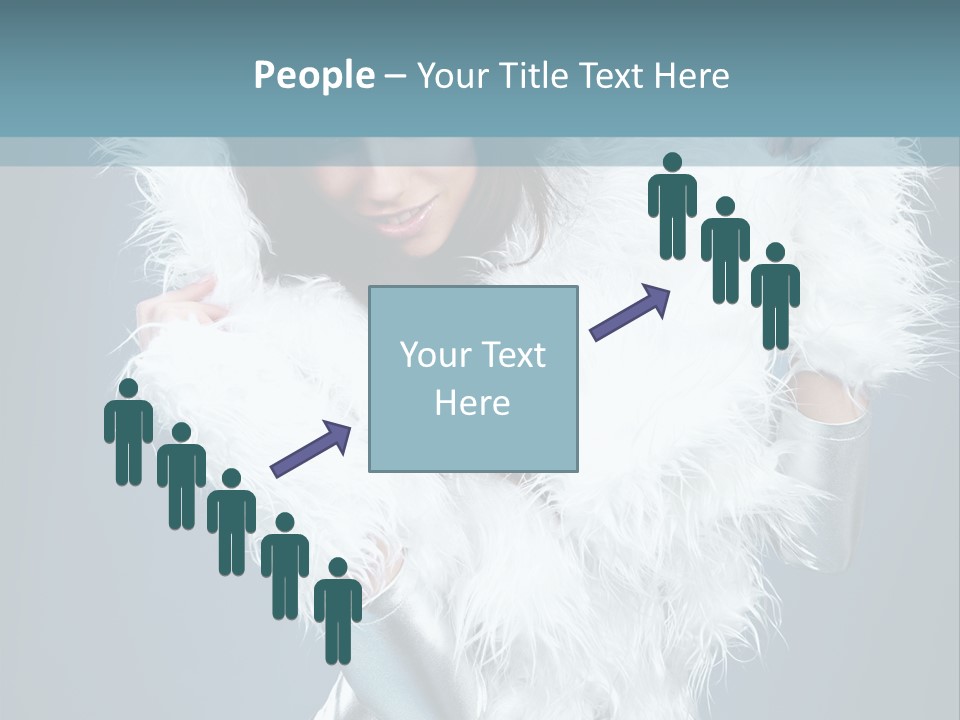 Girl Wallpaper Christmas PowerPoint Template