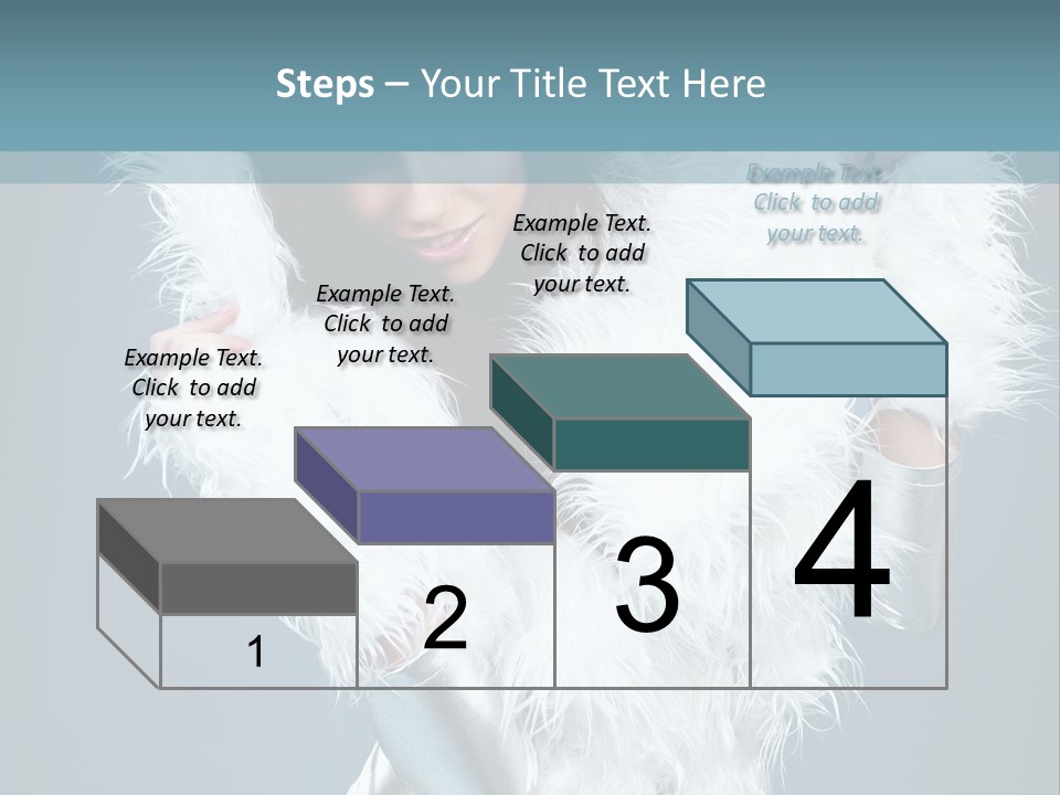 Girl Wallpaper Christmas PowerPoint Template