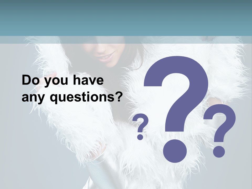 Girl Wallpaper Christmas PowerPoint Template