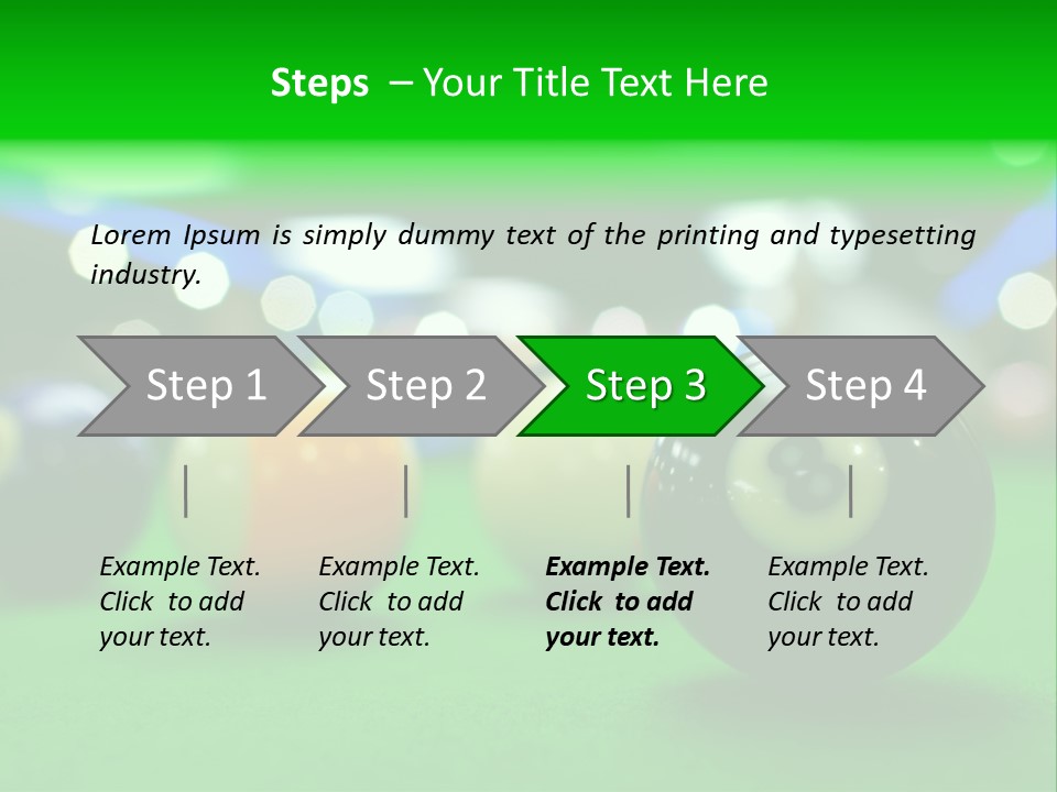 Billiard PowerPoint Template