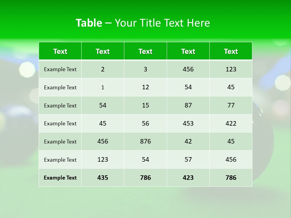 Billiard PowerPoint Template