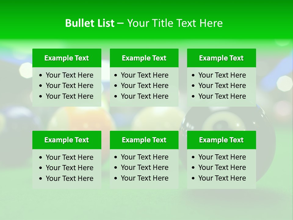 Billiard PowerPoint Template