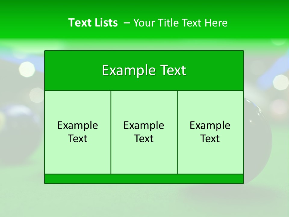 Billiard PowerPoint Template