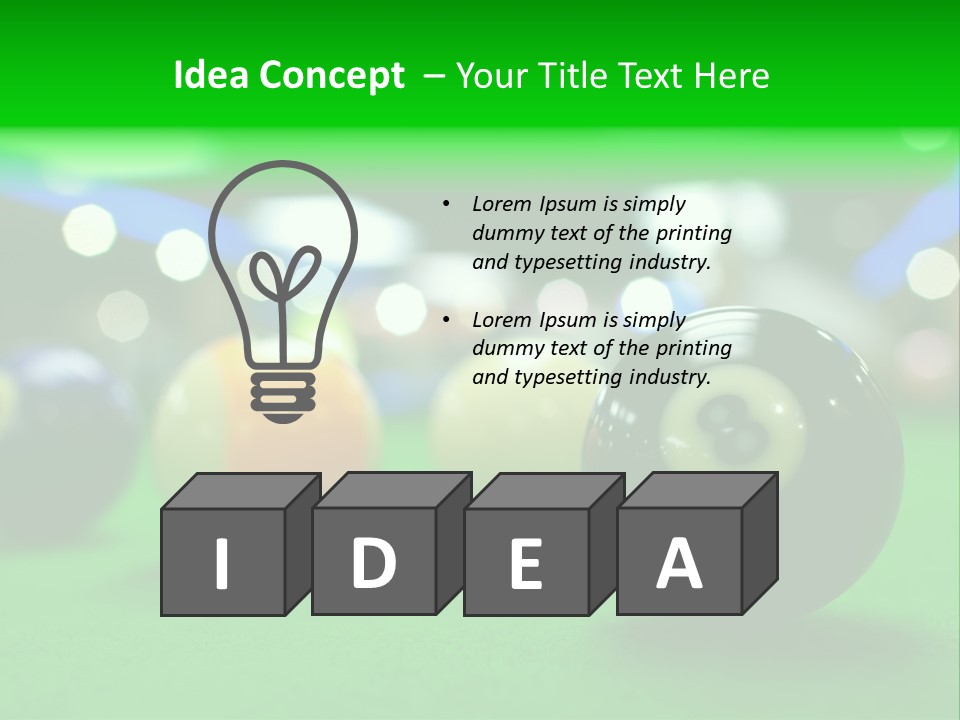 Billiard PowerPoint Template