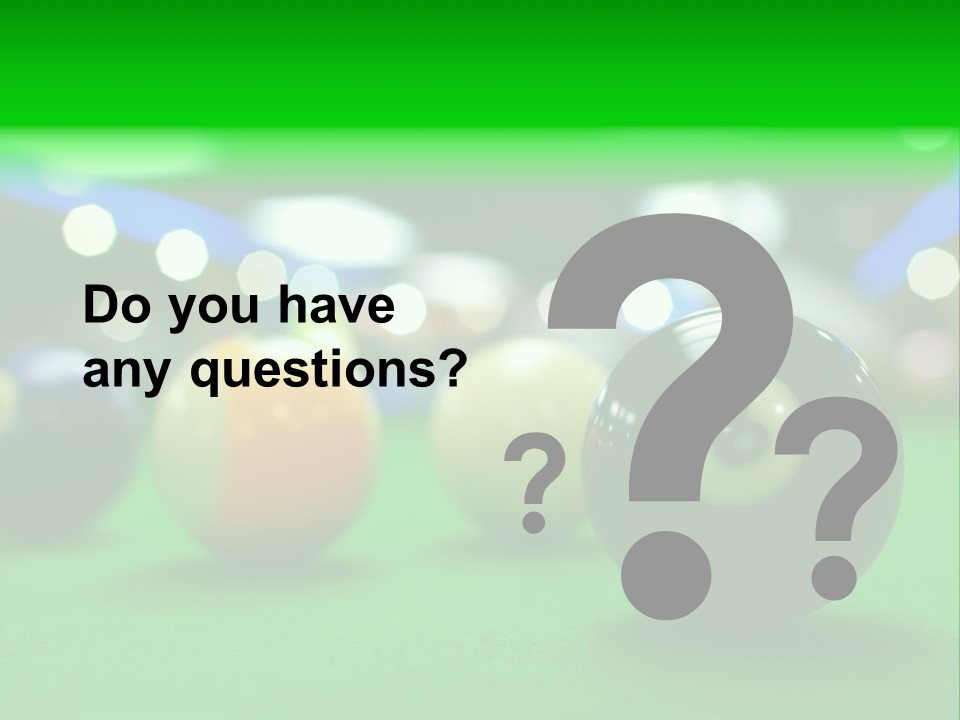 Billiard PowerPoint Template