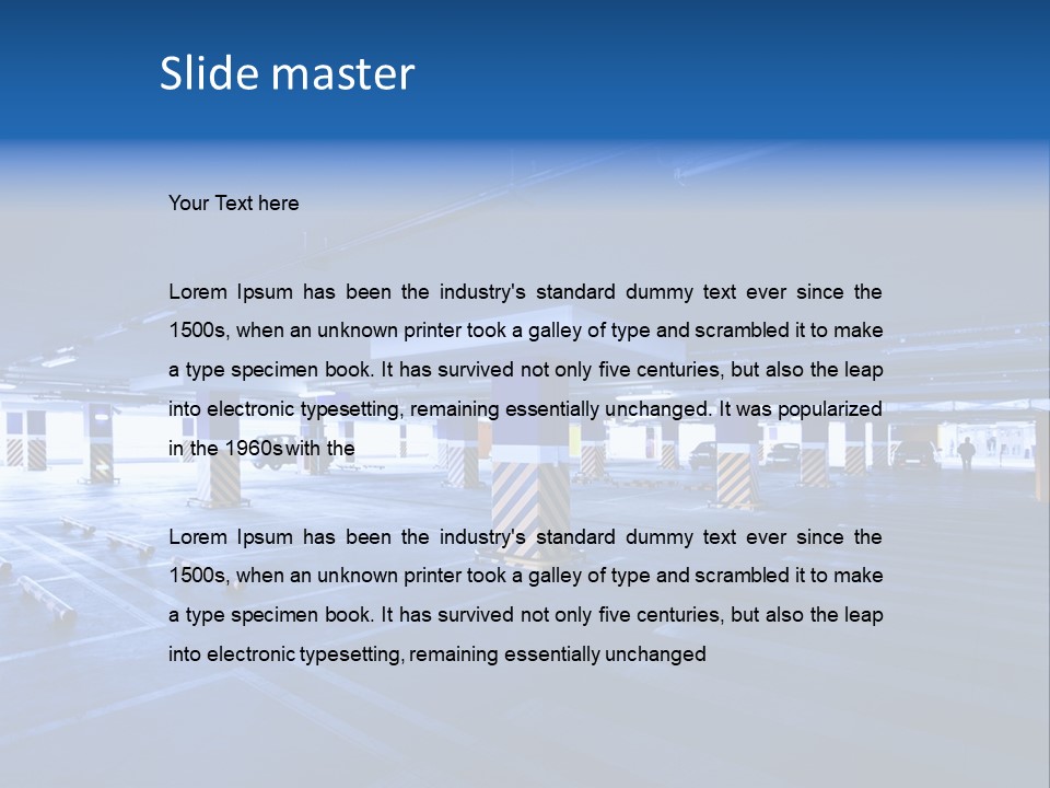 Shopping Illuminated Neon PowerPoint Template