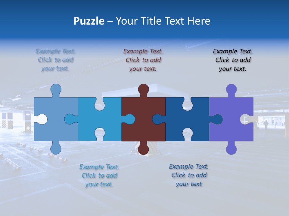 Shopping Illuminated Neon PowerPoint Template