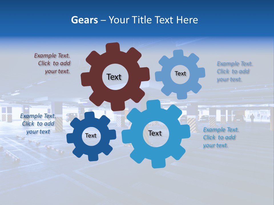 Shopping Illuminated Neon PowerPoint Template