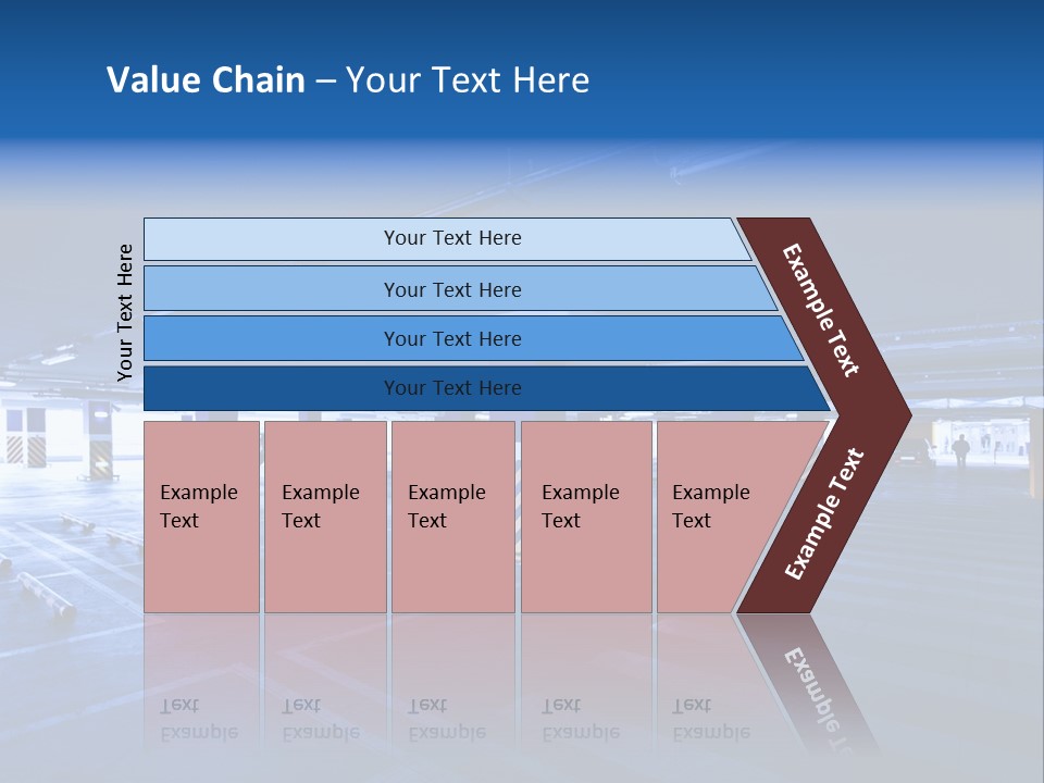 Shopping Illuminated Neon PowerPoint Template