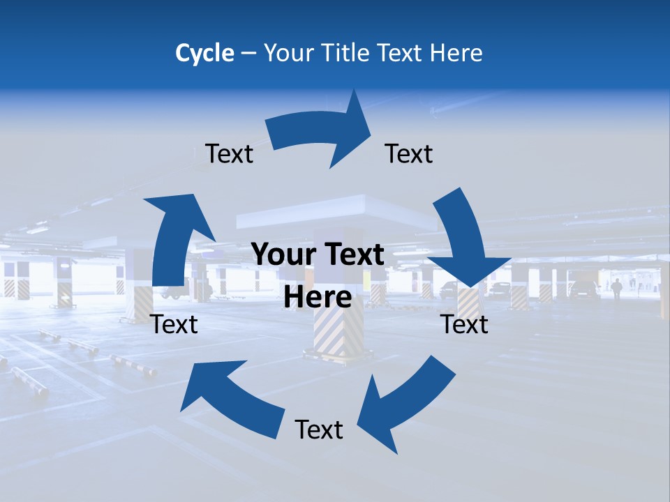 Shopping Illuminated Neon PowerPoint Template