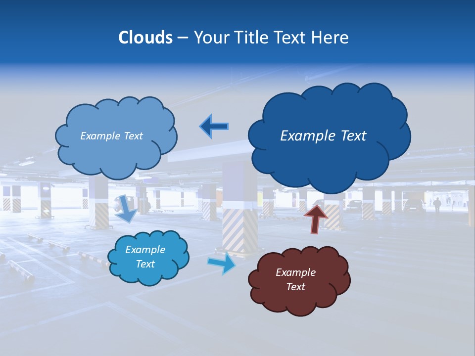 Shopping Illuminated Neon PowerPoint Template