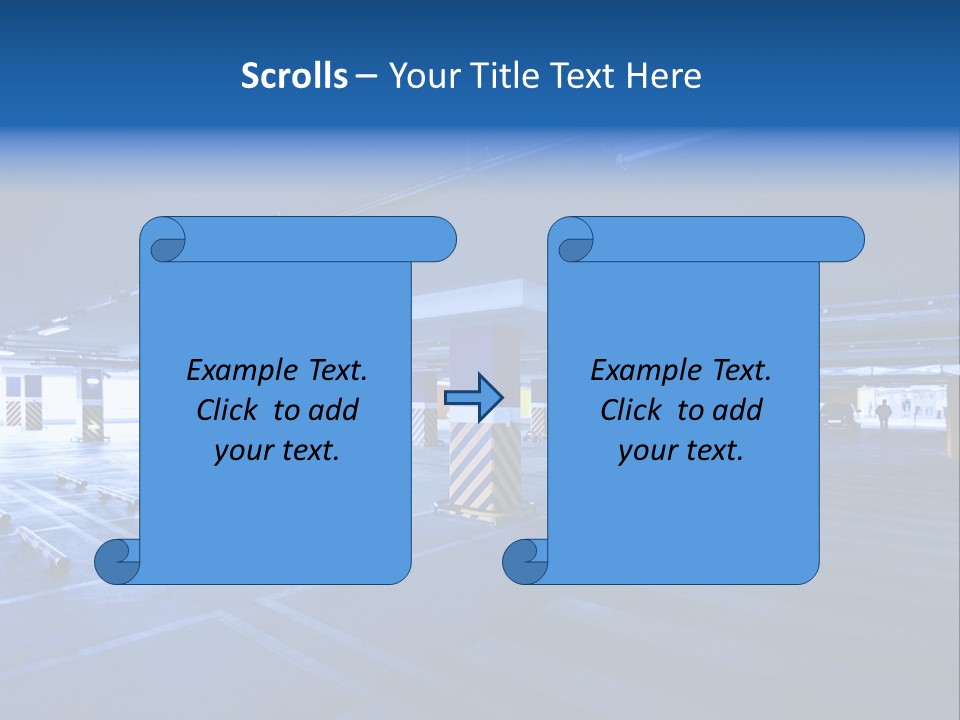 Shopping Illuminated Neon PowerPoint Template