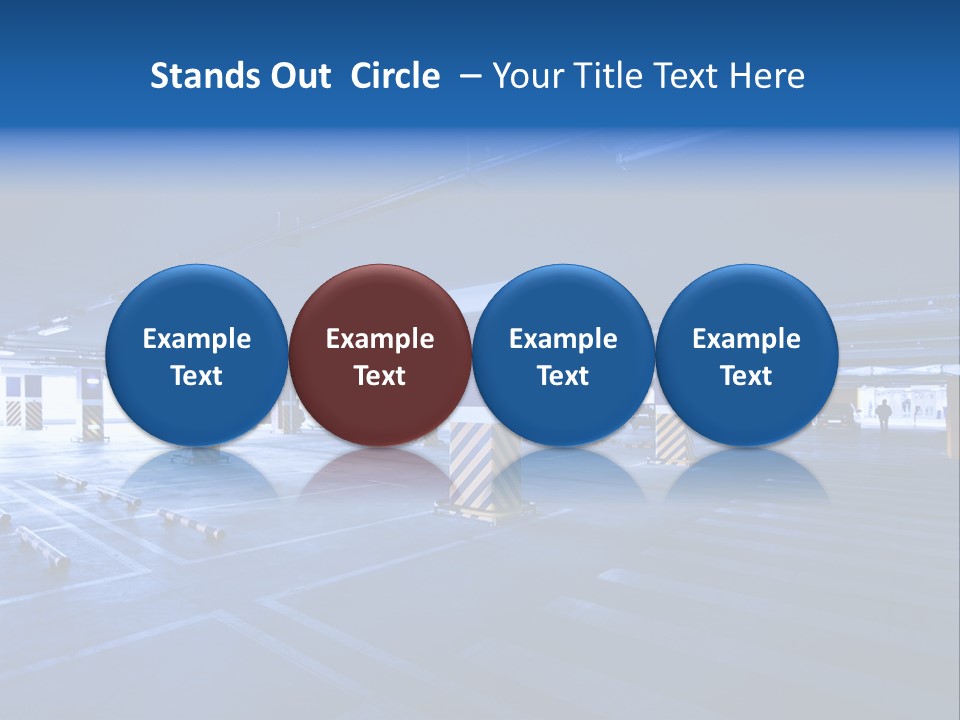 Shopping Illuminated Neon PowerPoint Template