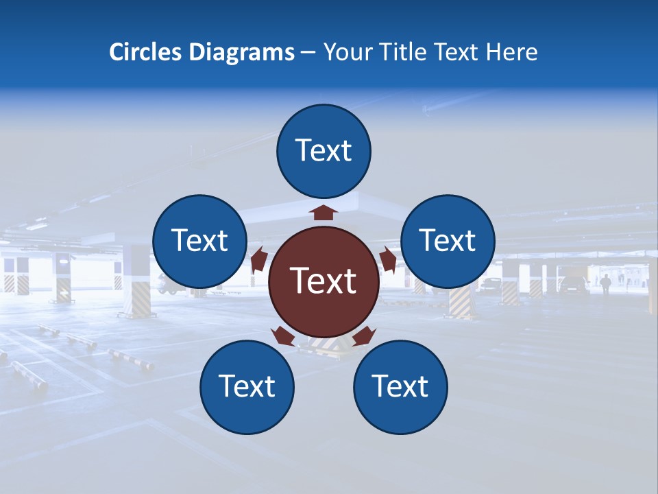Shopping Illuminated Neon PowerPoint Template