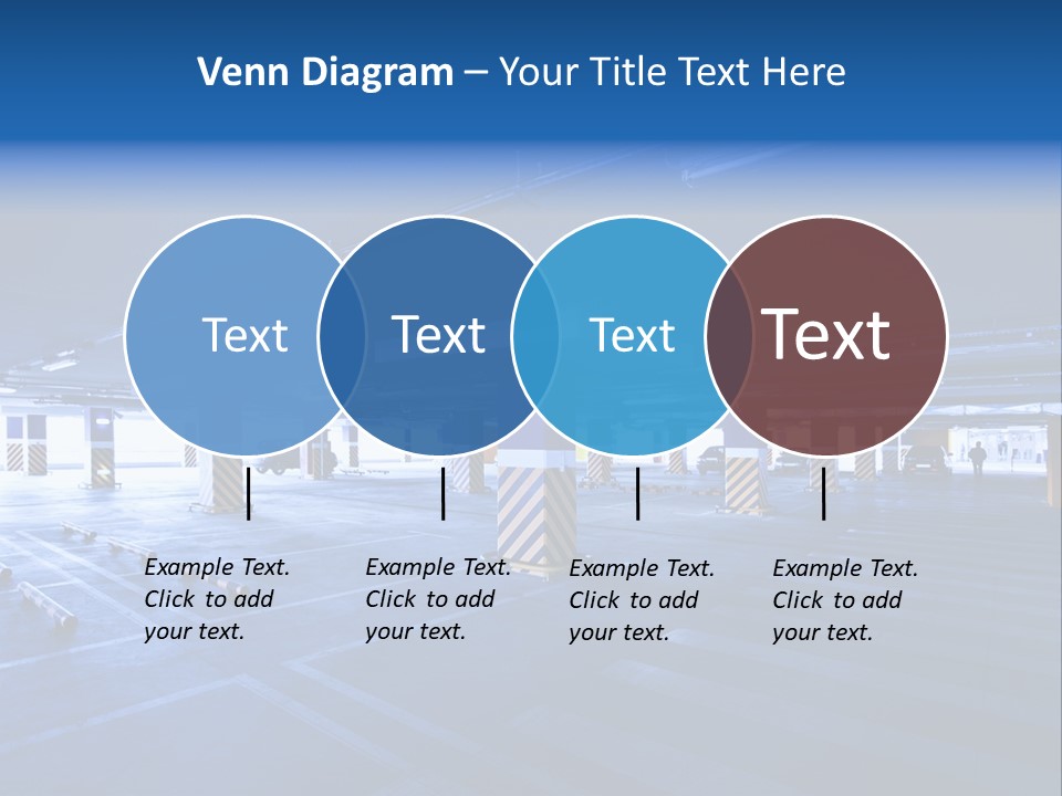 Shopping Illuminated Neon PowerPoint Template