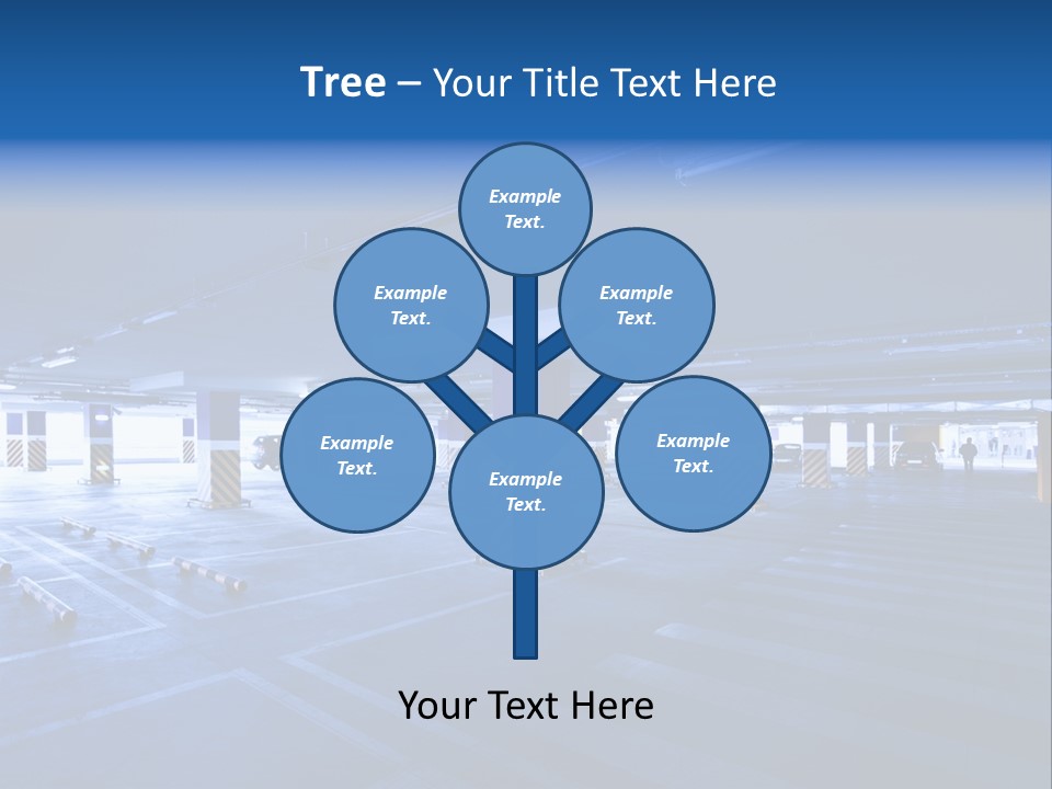 Shopping Illuminated Neon PowerPoint Template