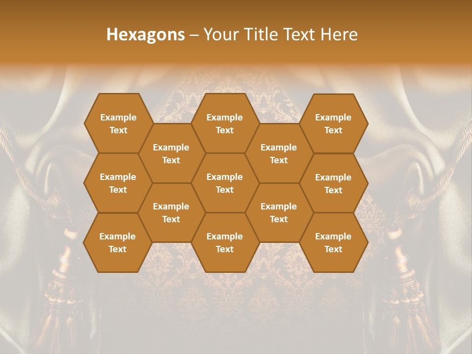 Curtains Vector PowerPoint Template