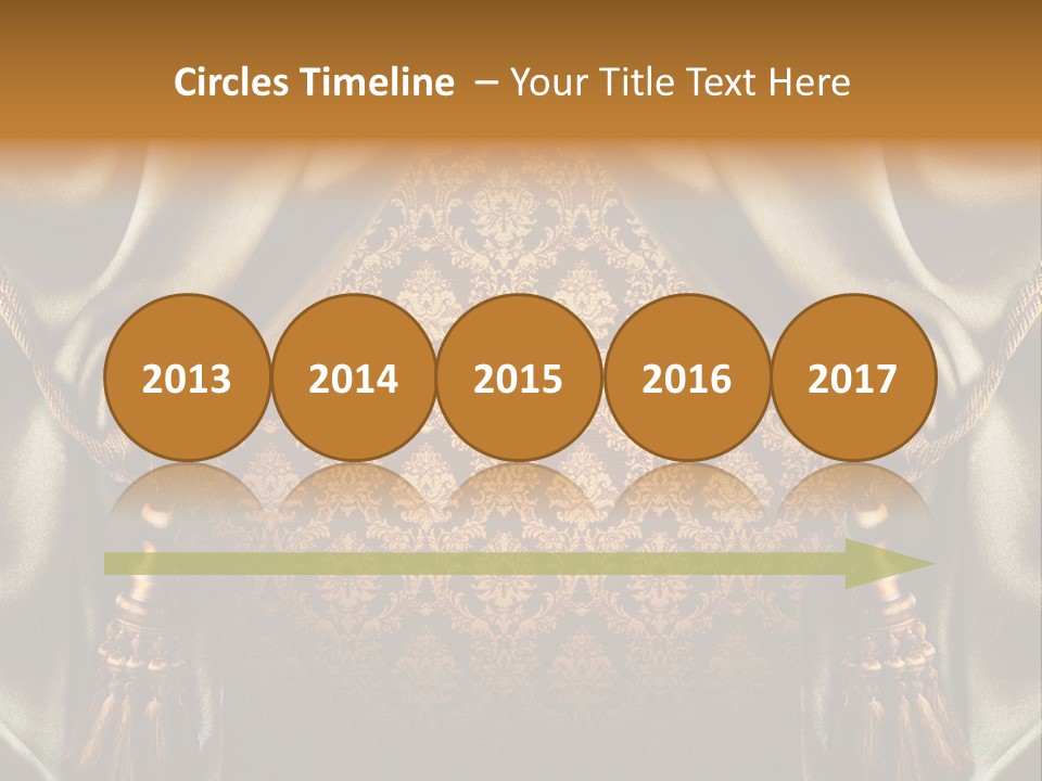 Curtains Vector PowerPoint Template