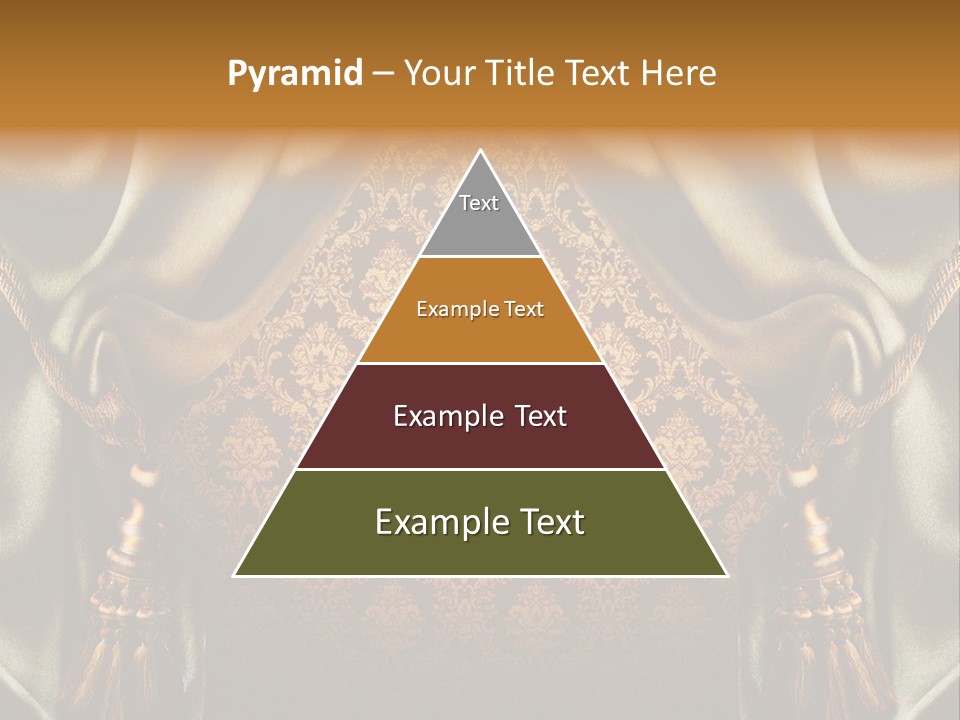 Curtains Vector PowerPoint Template