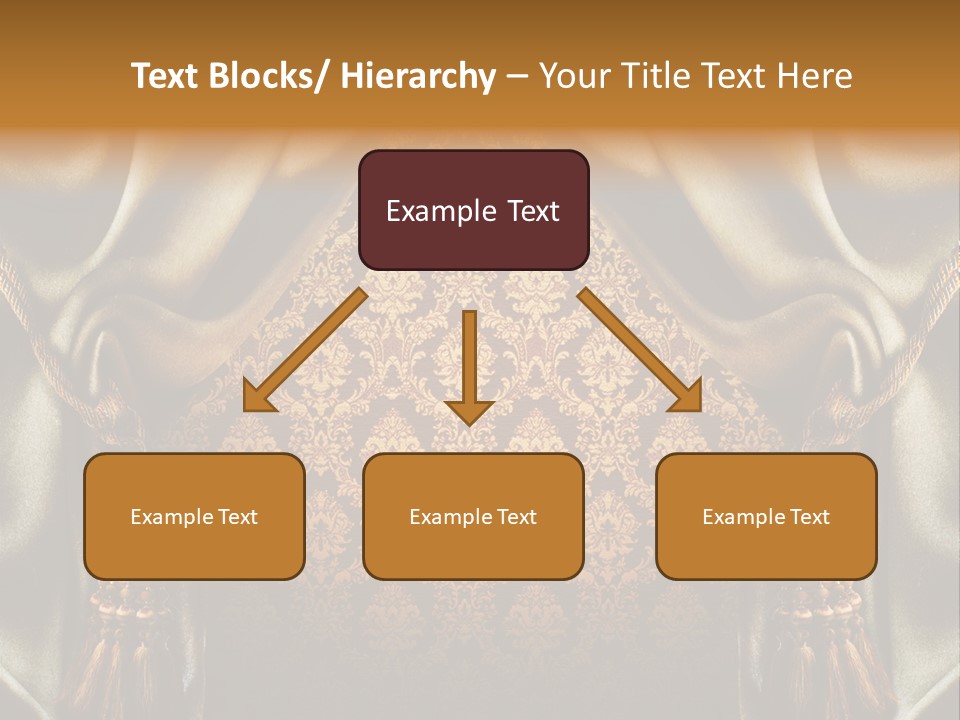 Curtains Vector PowerPoint Template