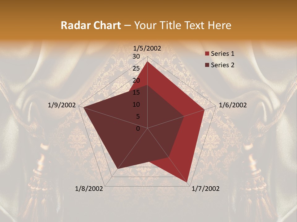 Curtains Vector PowerPoint Template