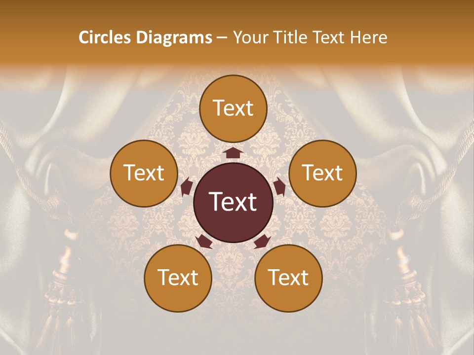 Curtains Vector PowerPoint Template