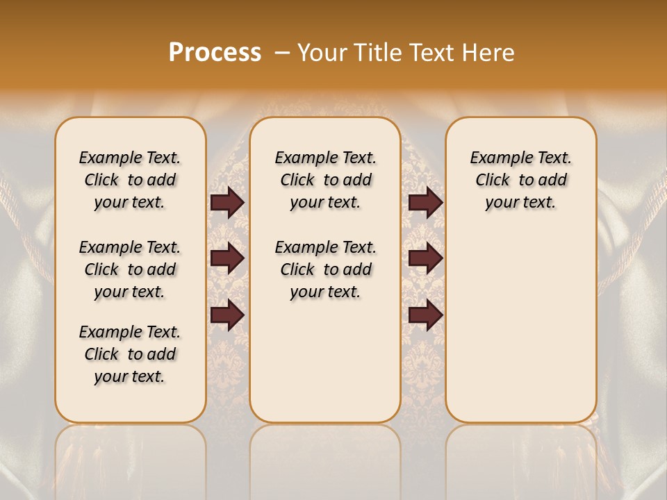 Curtains Vector PowerPoint Template
