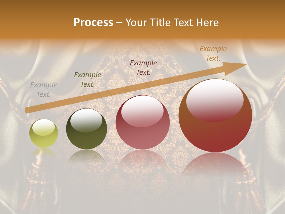 Curtains Vector PowerPoint Template