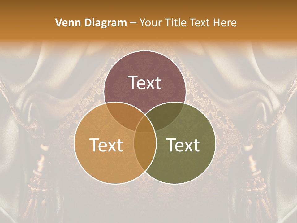 Curtains Vector PowerPoint Template