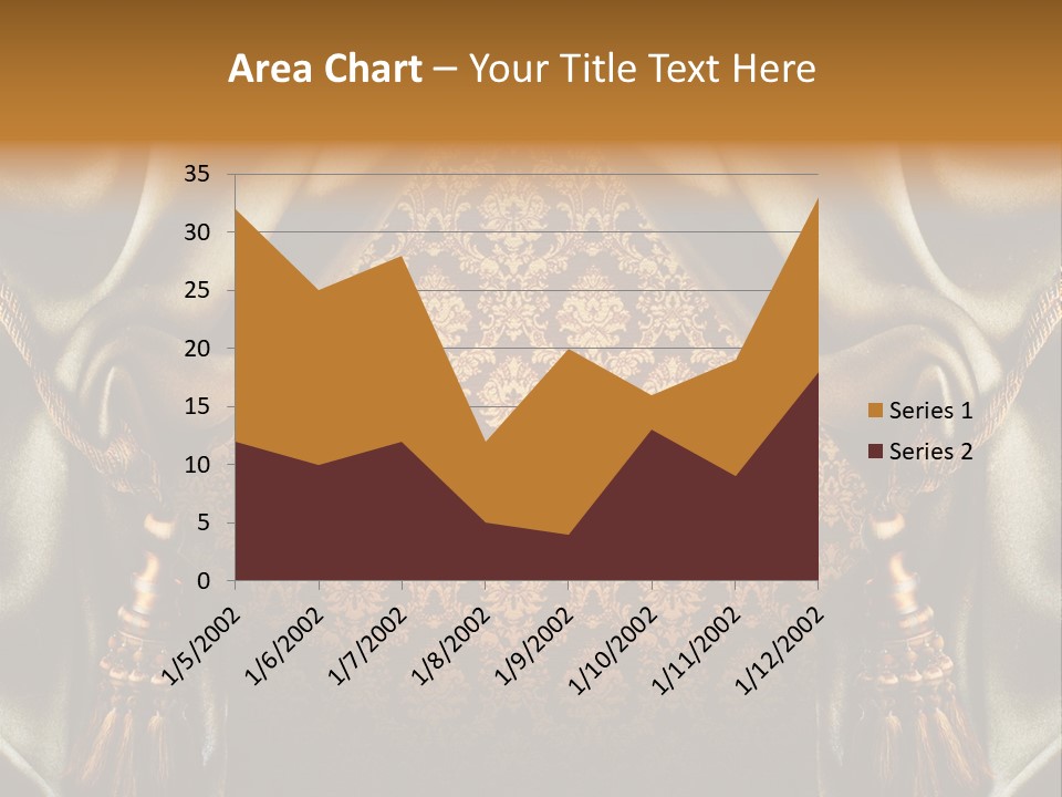 Curtains Vector PowerPoint Template