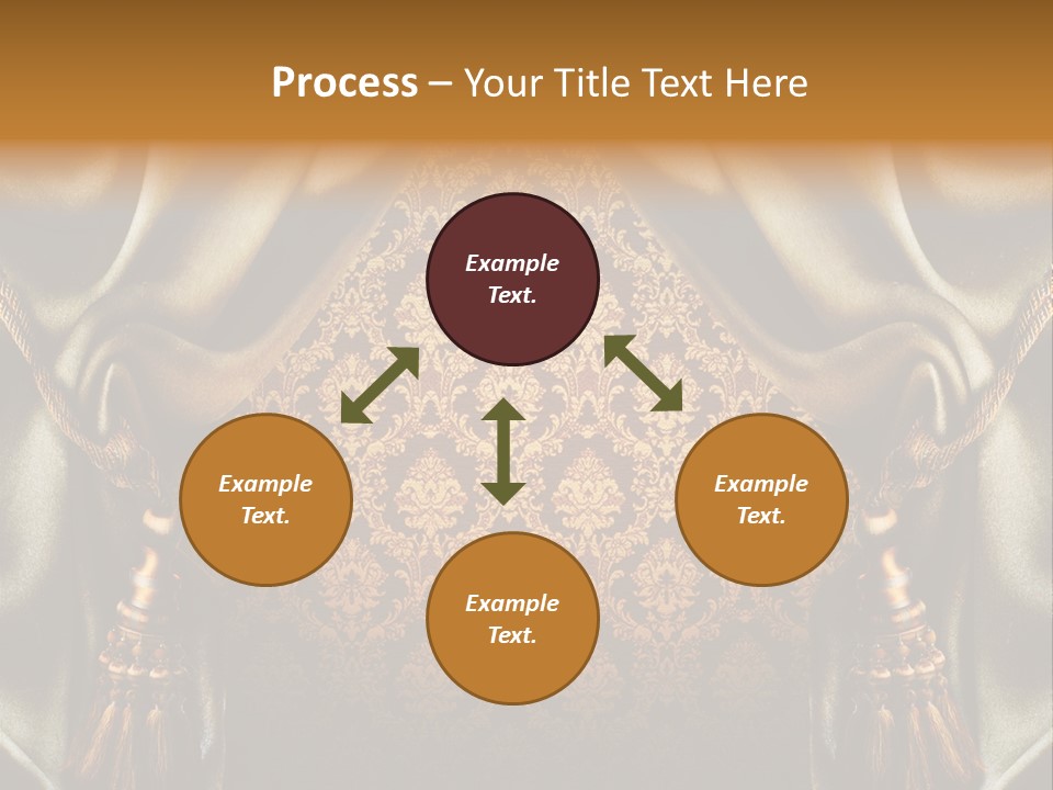 Curtains Vector PowerPoint Template