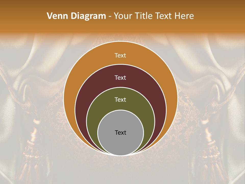 Curtains Vector PowerPoint Template