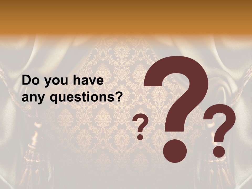 Curtains Vector PowerPoint Template