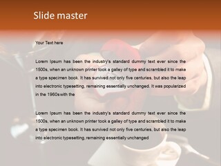 Married Flowers Love PowerPoint Template