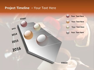 Married Flowers Love PowerPoint Template