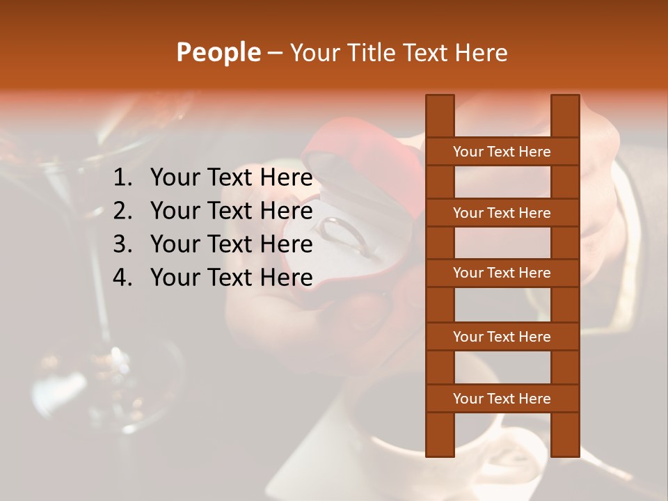 Married Flowers Love PowerPoint Template