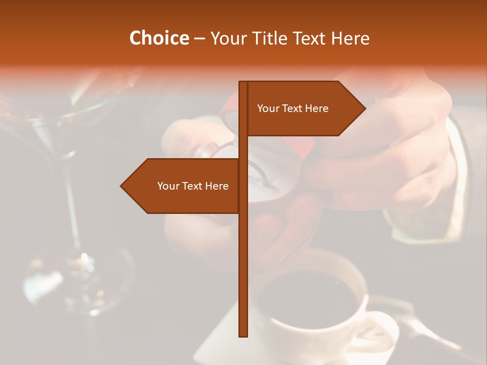 Married Flowers Love PowerPoint Template